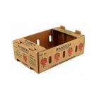 Foldable Custom Printed Cardboard Boxes , Fruit Carton Box Hard Material