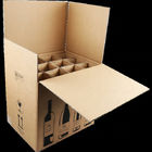 Beer Packaging Custom Corrugated Boxes 40X40X0.5cm Environmental Friendly Material