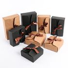 Ribbon Paper Sweet Box Chocolate Packaging With Customized Logo Printing
