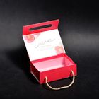 Fashion Classic Cardboard Gift Box With Handle For Cosmetic / Perfume