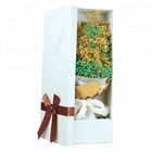 Custom Logo Printing Handmade Paper Box , Luxury Paper Flower Box