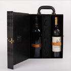 2 Bottle Custom Wine Boxes Cardboard Three - Dimensional Cut Beautiful Corner Design