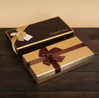 Classic Style Ribbon Paper Sweet Box Gift Packing For Chocolate Candy