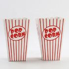 Disposable Personalized Popcorn Bucket , Custom Printed Paper Popcorn Buckets