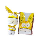 Disposable Cartoon Paper Biscuit Bags Wax Coated Paper Material