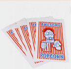 Customized Popcorn Snack Bags , Biodegradable Paper Popcorn Chip Bag