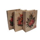 Custom Logo Printing Gift Paper Bags With Handles Simple Modern Style