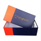 Customized Size Corrugated Shoe Boxes Coated Paper Multiple Color Choices