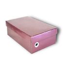 Colored Custom Cardboard Boxes , Recycled Paper Box Shoes Packaging