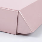Wholesale custom logo foldable pink corrugated product packaging box aircraft box mail shipping box