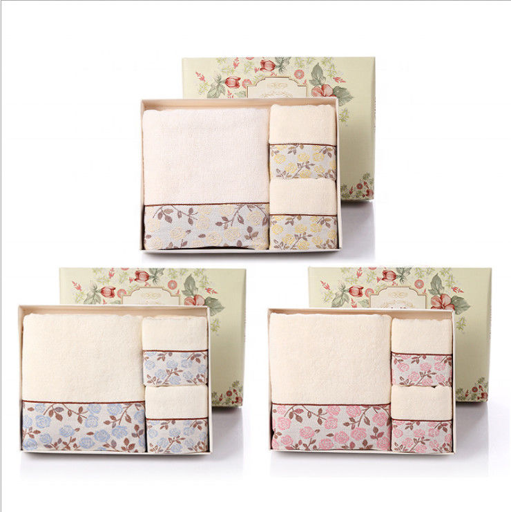 16X10.5X6.5 Cm Towel Gift Box Recycled Materials With Handle Bag