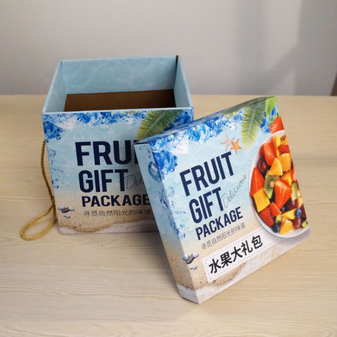 Recyclable Custom Corrugated Boxes For Fruit Vegetable Packaging