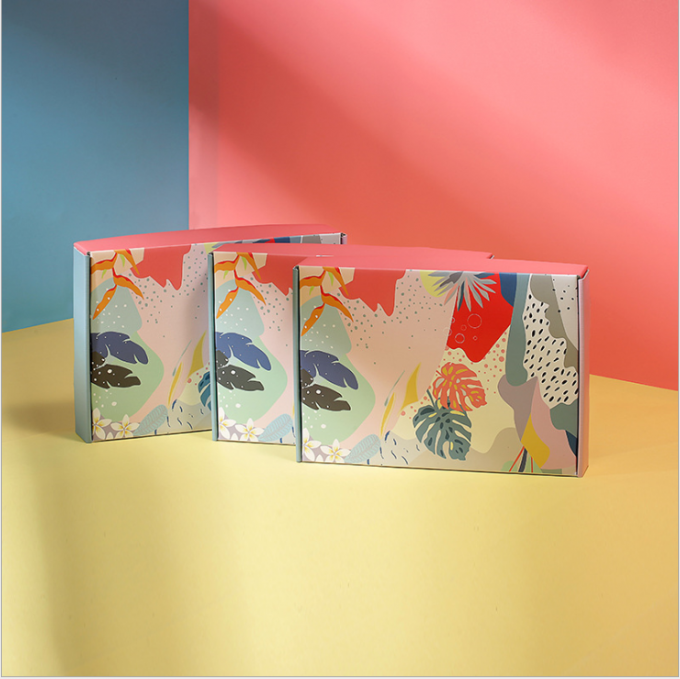 Colorful Packaging Custom Corrugated Boxes FSC ISO9001 CE Certificated