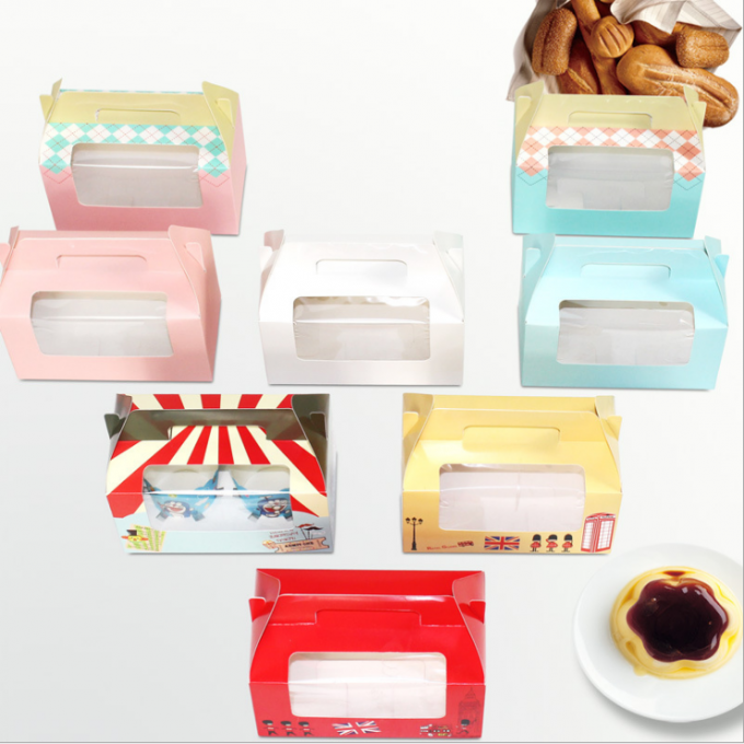 Handmade Folding Custom Cardboard Display Boxes With Clear Window