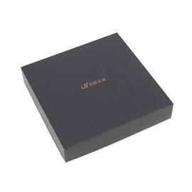 Black Square Shape Kraft Paper Gift Box With Lid