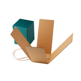 Recycled Paper Food Packaging Wine Box With Lid CE FSC IOS9001 Approval