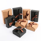 Square Paper Sweet Box Degradable Eco - Friendly Material With Ribbon