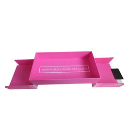 Premium Luxury Magnetic Hair Extension Packaging Box CE FSC Approval