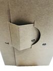5L Portable Sharps Container , Custom Logo Sharps Box Disposal Kraft Cardboard Material