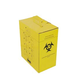 7L Corrugated paper Hospital Disposal Syringe Needle Sharp Container Medica safety box​