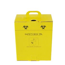 3L Custom printing corrugated medical packaging Medical Sharps Box