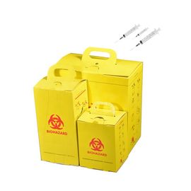 Yellow Color Medical Sharps Disposal , Sharps Waste Disposal Consumable