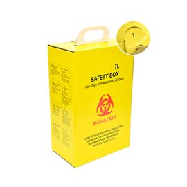 7L Hospital Medical Sharps Box For Recycling Waste Syringe Needle