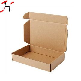 Recyclable Material Kraft Mailer Boxes , Logo Printed Corrugated Box