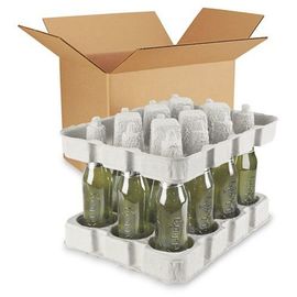 Beer Packaging Custom Corrugated Boxes 40X40X0.5cm Environmental Friendly Material