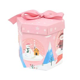 Custom Logo Printing Paper Sweet Box For Christmas Candy Packaging