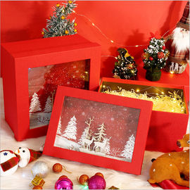 Cardboard Luxury Paper Gift Box Christmas Packaging Customized Size