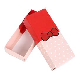 Wholesale Recycled Materials Custom logo cardboard underwear storage packaging panties gift box with lid