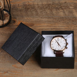 Recyclable wholesale Men Guest Watches customized logo cardboard paper gift box for watch