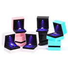 7.4*7.4*6cm Luxury Premium Jewelry Boxes , Recycled Paper Mache Gift Boxes