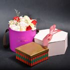 ECO - Friendly Recycled Luxury Paper Gift Box Flower Packing Classic Style