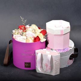 ECO - Friendly Recycled Luxury Paper Gift Box Flower Packing Classic Style