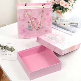 Unicorn Design Paper Cookie Boxes Biodegradable Material With Customized Printing