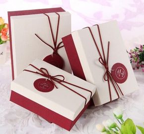 Multi Shape Choices Luxury Paper Gift Box With BSCI BV CE Certification