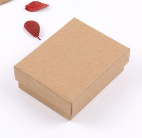 Brown & Black Corrugated Paper Box Jewelry Packing For Valentine'S Day Gift