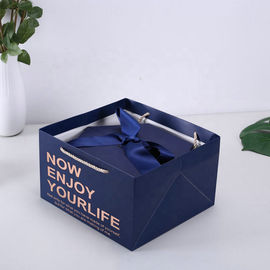 Personalized Cardboard small cosmetic box  printing logo  gift box with ribbon