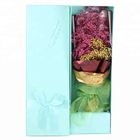 Custom Logo Printing Handmade Paper Box , Luxury Paper Flower Box
