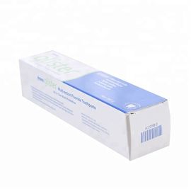 White Card Paper Packaging Toothpaste Box Recyclable Biodegradable Material