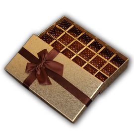 Classic Style Ribbon Paper Sweet Box Gift Packing For Chocolate Candy