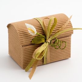 Custom Printing Logo Brown Corrugated Cake Boxes