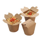 Round Bottom Eco Friendly Food Packaging Takeaway Box Custom Size