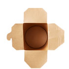 Round Bottom Eco Friendly Food Packaging Takeaway Box Custom Size