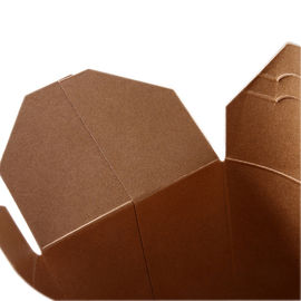 Round Bottom Eco Friendly Food Packaging Takeaway Box Custom Size