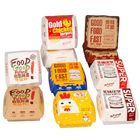 Card Paper Takeaway Food Containers , Paper Burger Box Recycled Materials