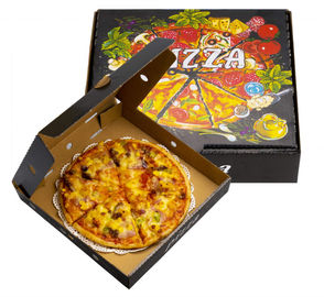 Custom Logo Printed Paper Pizza Box Food Grade Preferred Material