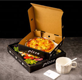 Custom Logo Printed Paper Pizza Box Food Grade Preferred Material